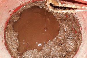 Desert prajitura cu ciocolata si Mars