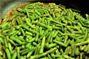 Fasole verde frantuzeasca, cu porumb dulce