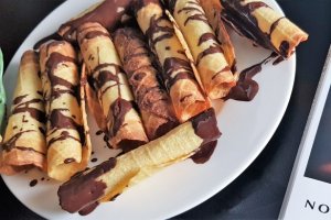 Desert vafe crocante dulci ( reteta fara gluten)