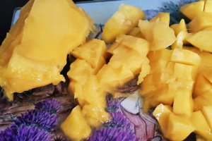 Unt din mango cu seminte de chia (fara zahar adaugat)