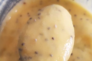Unt din mango cu seminte de chia (fara zahar adaugat)