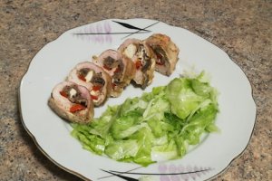 Rulouri din piept de pui la cuptor