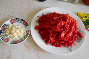 Pasta de ardei capia copti