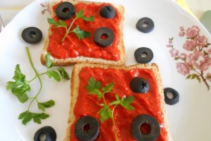 Pasta de ardei capia copti