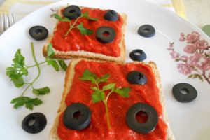 Pasta de ardei capia copti