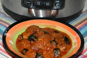 Carne de porc cu masline la Multicooker-ul Crock-Pot Express cu gatire sub presiune