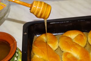 Desert mucenici moldovenesti cu fanta, de post