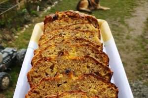 Desert banana bread