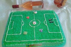 Desert tort teren de fotbal