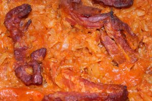 Varza calita cu afumatura la Multicooker-ul Crock-Pot Express