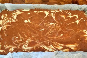 Desert chec marmorat cu cacao