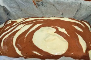 Desert chec marmorat cu cacao