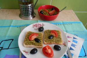 Pasta de fasole verde