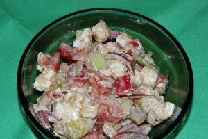 Salata cu branza feta