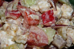 Salata cu branza feta