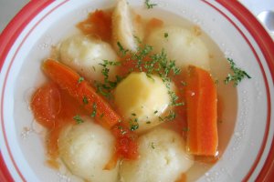 Supa dietetica de legume, cu galuste de gris, fara oua