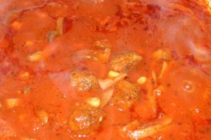 Penne Rigate cu chiftelute
