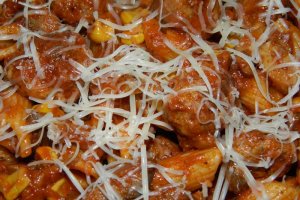 Penne Rigate cu chiftelute