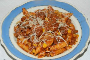 Penne Rigate cu chiftelute