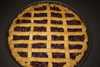 Tarta cu nuca si ciocolata