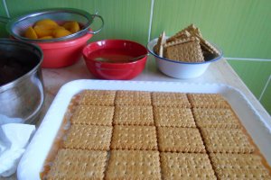 Desert tort din biscuiti, de post