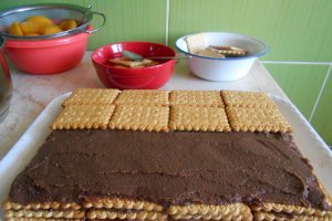 Desert tort din biscuiti, de post