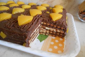 Desert tort din biscuiti, de post