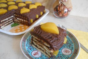 Desert tort din biscuiti, de post