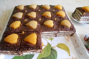 Desert tort din biscuiti, de post