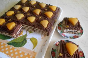 Desert tort din biscuiti, de post