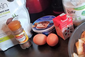 Desert prajitura cu mere si faina de cocos (fara gluten, low carb)