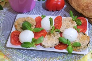 Melanzane caprese - vinete caprese