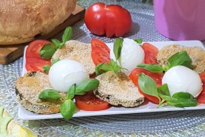 Melanzane caprese - vinete caprese