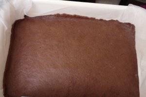 Desert prajitura cu mere si foi fragede cu cacao