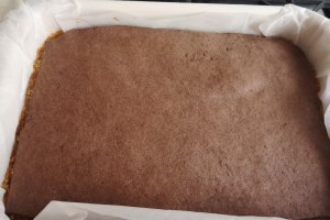 Desert prajitura cu mere si foi fragede cu cacao