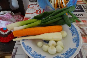 Supa de gascan cu galusti de gris