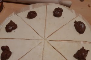 Desert cornuri cu Nutella