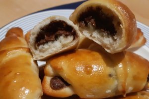 Desert cornuri cu Nutella