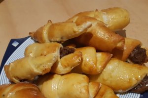 Desert cornuri cu Nutella