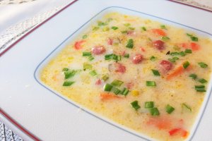 Ciorba cu varza acra si cu virsli, la Multicooker
