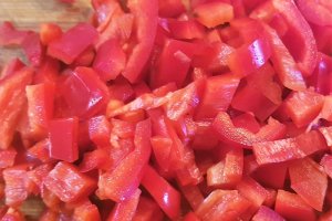 Salata cu mozzarella, rosii si oregano