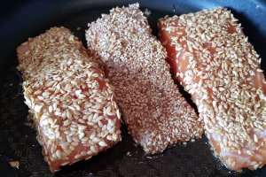 Tataki de pastrav somonat