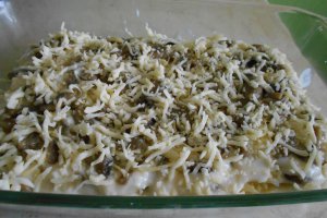Lasagna cu ciuperci si sos bechamel
