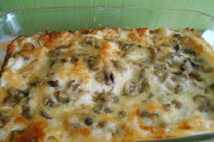 Lasagna cu ciuperci si sos bechamel