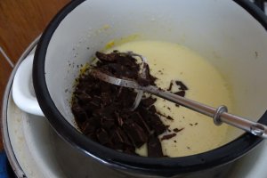Desert mini tortulet cu ciocolata si banane