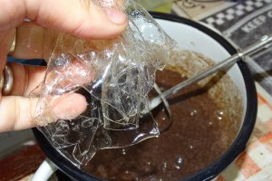 Desert mini tortulet cu ciocolata si banane