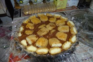 Desert mini tortulet cu ciocolata si banane