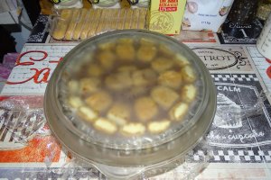 Desert mini tortulet cu ciocolata si banane