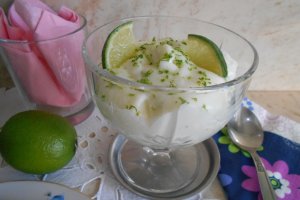 Desert mousse de limete