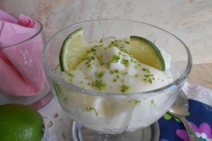 Desert mousse de limete